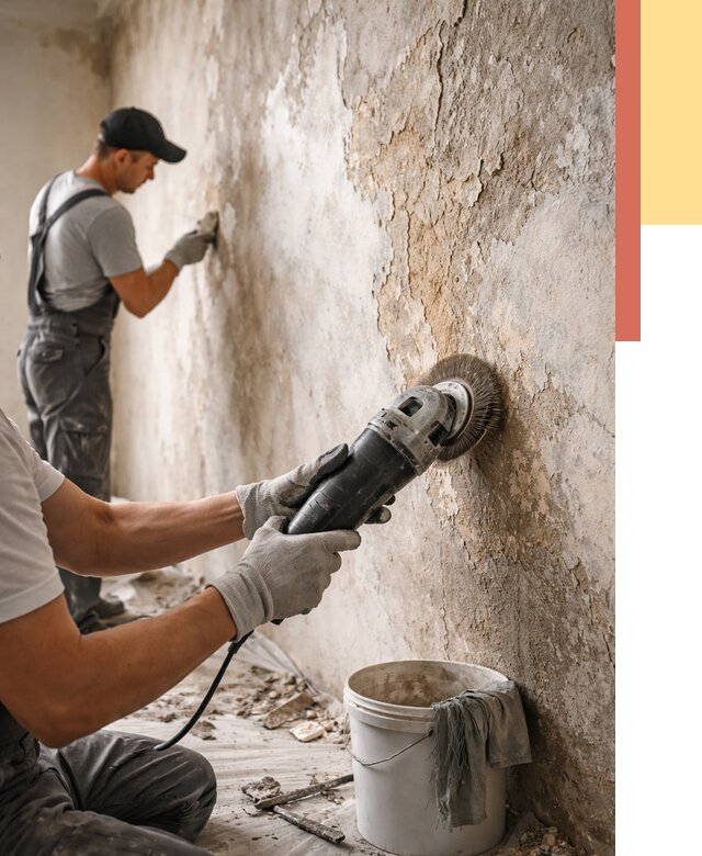 Снятие и удаление краски со стен в Еманжелинске от 2157 руб. — ОТДЕЛОЧНИК-Мнж