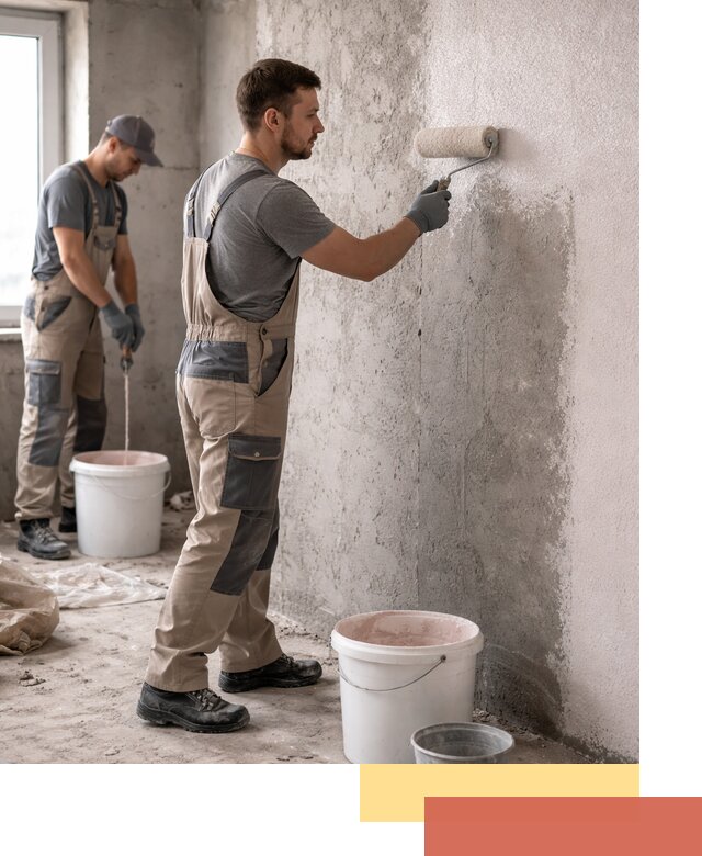 Нанесение бетоноконтакта на стены в Еманжелинске для последующей отделки