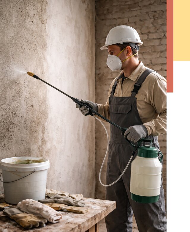 Антисептическая обработка стен в Еманжелинске от 1233 руб. — быстро и недорого | ОТДЕЛОЧНИК-Мнж