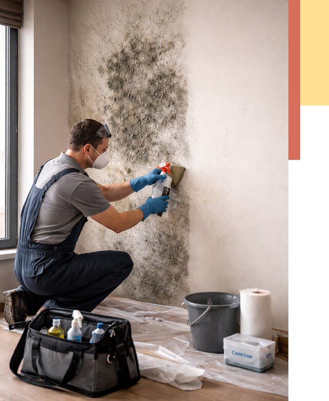 Удаление плесени со стен в Еманжелинске от 2208 руб. — быстро и недорого | ОТДЕЛОЧНИК-Мнж