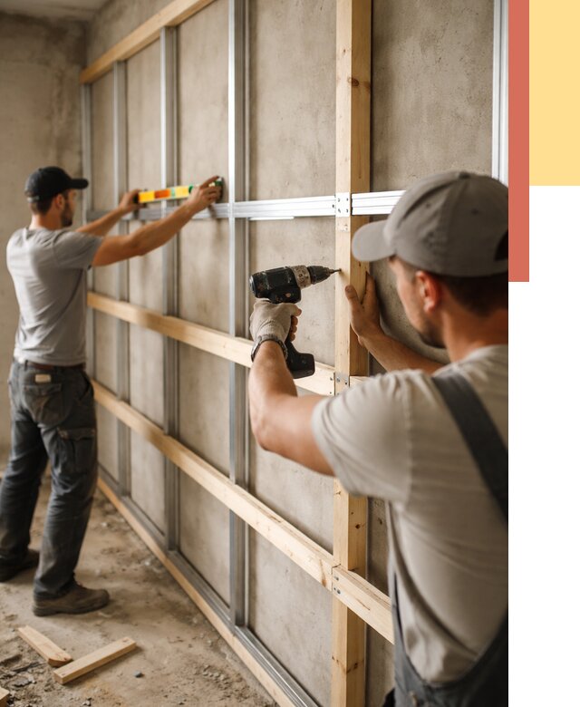 Устройство обрешетки под панели в Еманжелинске от 2157 руб. — монтаж под ключ | ОТДЕЛОЧНИК-Мнж