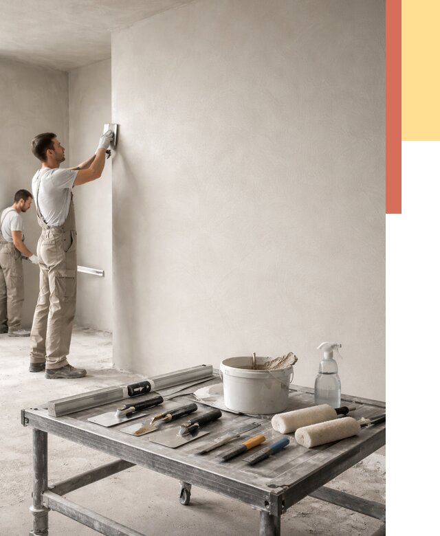 Штукатурка стен под покраску в Еманжелинске от 4622 руб./м² — качественно и недорого | ОТДЕЛОЧНИК-Мнж