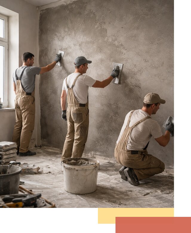 Декоративная штукатурка под бетон в Еманжелинске для стен и потолков