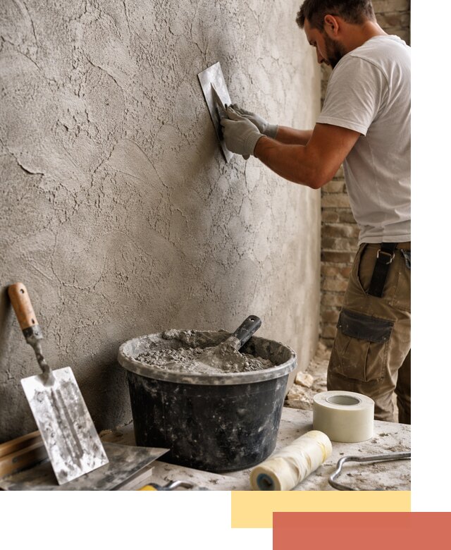 Декоративная штукатурка лофт в Еманжелинске — отделка стен и потолков