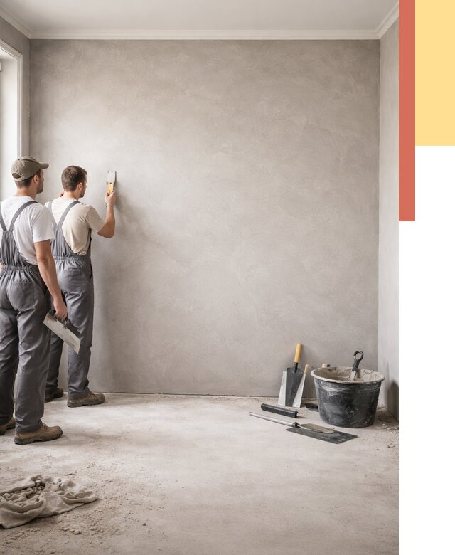 Микробетон на стены в Еманжелинске от 1284 руб. — нанесение и отделка | ОТДЕЛОЧНИК-Мнж