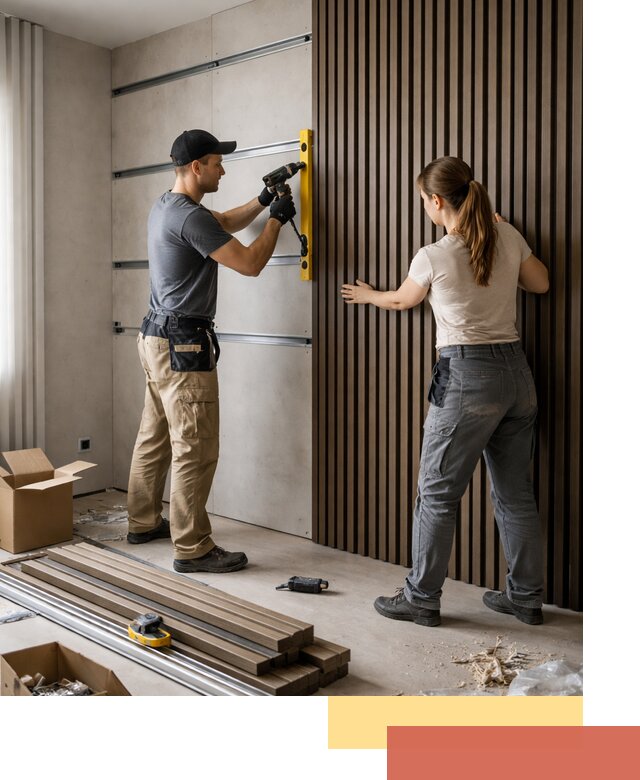 Монтаж реечных панелей на стены в Еманжелинске