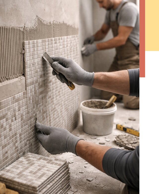 Облицовка стен мозаикой в Еманжелинске от 3287 руб/м2 — укладка мозаики на стены | ОТДЕЛОЧНИК-Мнж