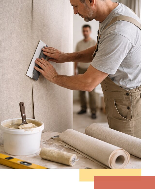 Поклейка текстильных обоев в Еманжелинске профессионально и аккуратно