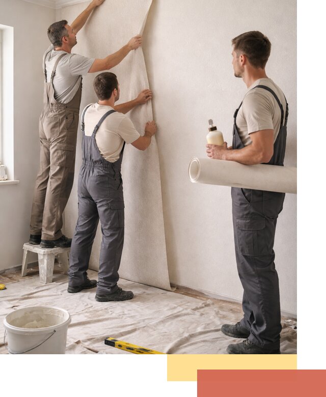 Оклейка стен обоями в Еманжелинске — качественно и профессионально