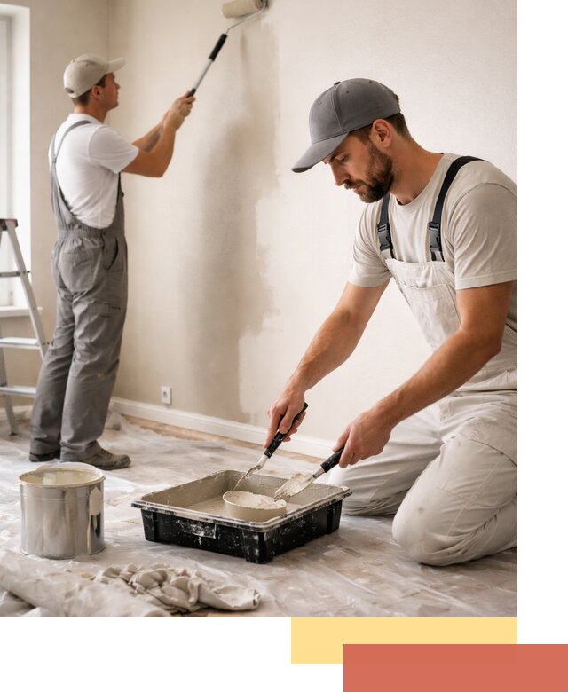 Покраска стен в квартире в Еманжелинске — профессионально и аккуратно