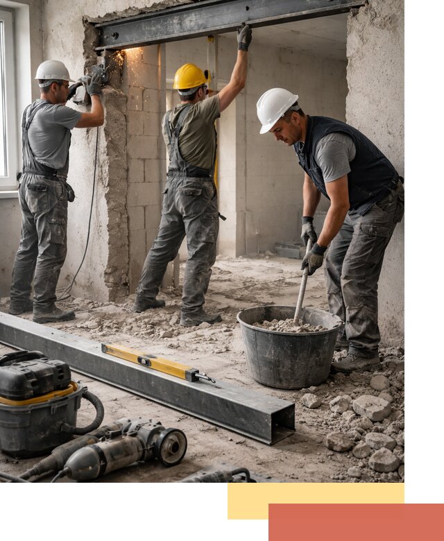 Создание проемов в стенах и несущих конструкциях в Еманжелинске