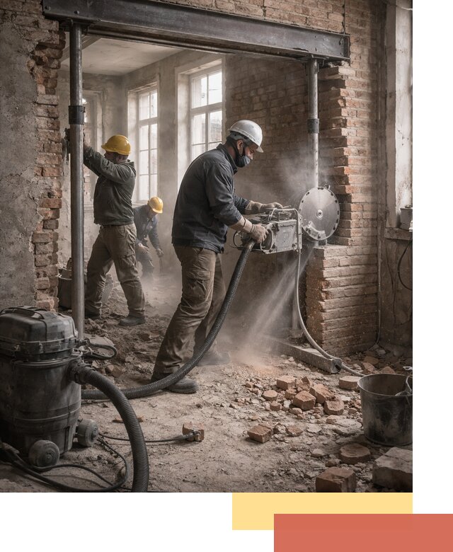 Прорезка проема в стене под дверной или оконный проем в Еманжелинске