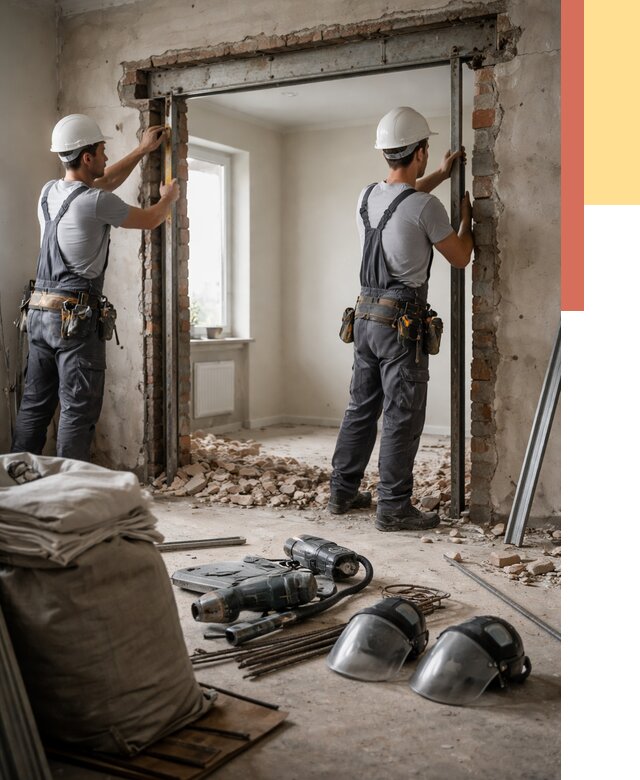 Расширение дверного проема в Еманжелинске от 12839 руб. под ключ | ОТДЕЛОЧНИК-Мнж