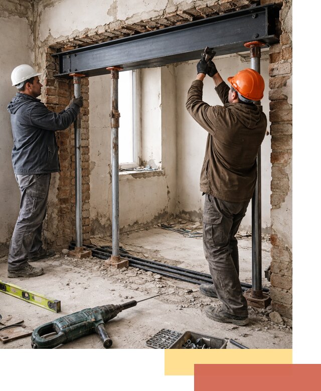 Усиление проема в стене в Еманжелинске для расширения и безопасности