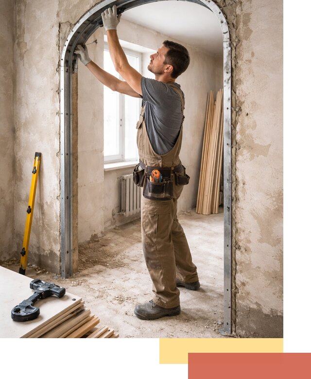 Устройство арочного проема в Еманжелинске под ключ