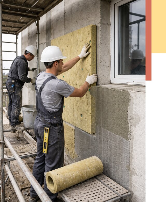 Утепление стен в Еманжелинске от 4417 руб. под ключ — быстро и недорого | ОТДЕЛОЧНИК-Мнж