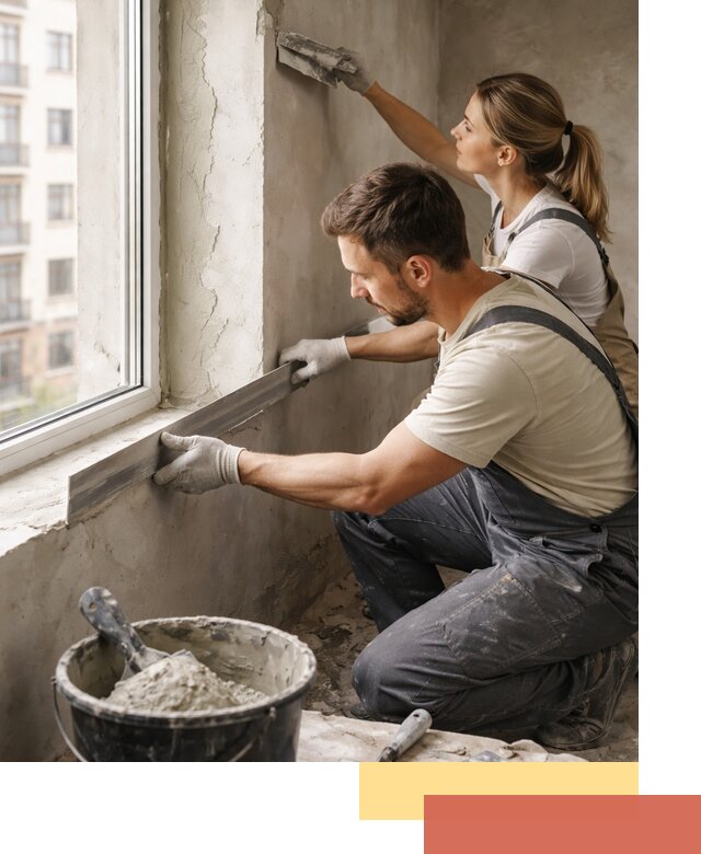 Штукатурка откосов дверей и окон профессионально в Еманжелинске