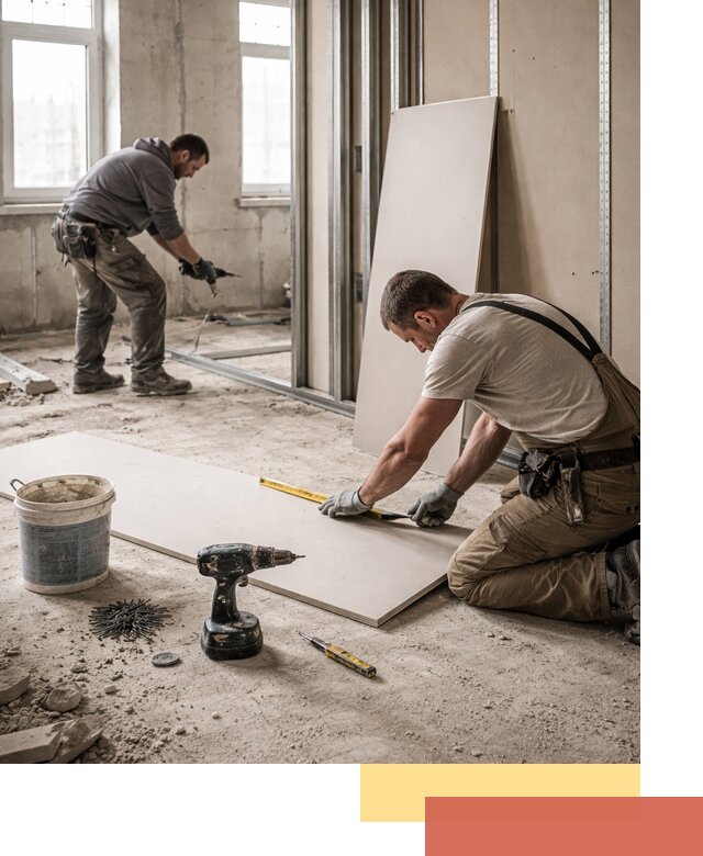 Кладка перегородок из ПГП под ключ в Еманжелинске