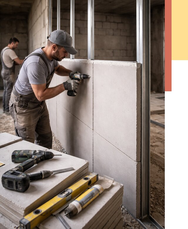 Кладка влагостойких перегородок ПГП в Еманжелинске от 1233 руб. под ключ | ОТДЕЛОЧНИК-Мнж