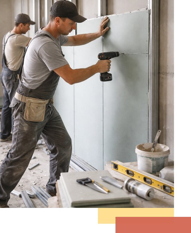 Кладка влагостойких перегородок ПГП в Еманжелинске