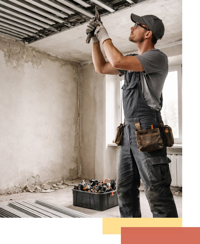 Демонтаж реечного потолка в Еманжелинске быстро и аккуратно