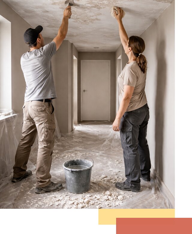 Удаление побелки с потолка в Еманжелинске — быстро и аккуратно