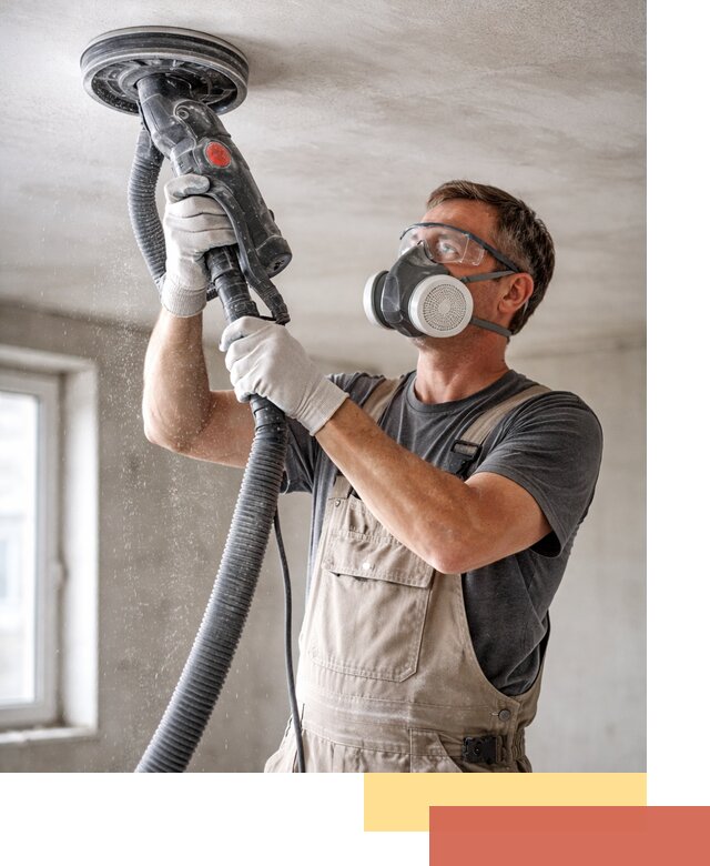 Шлифовка потолка в Еманжелинске — качественная подготовка под отделку