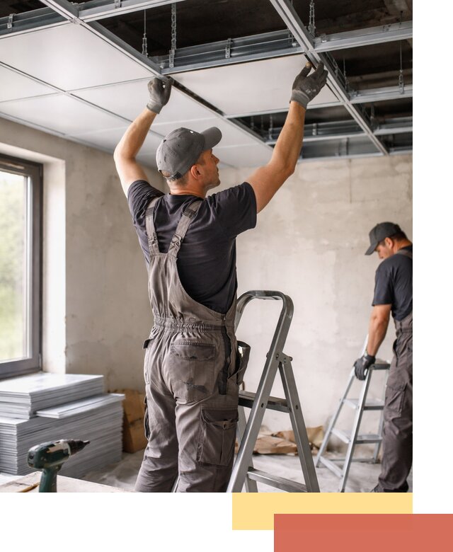 Монтаж кассетного потолка в Еманжелинске качественно и быстро