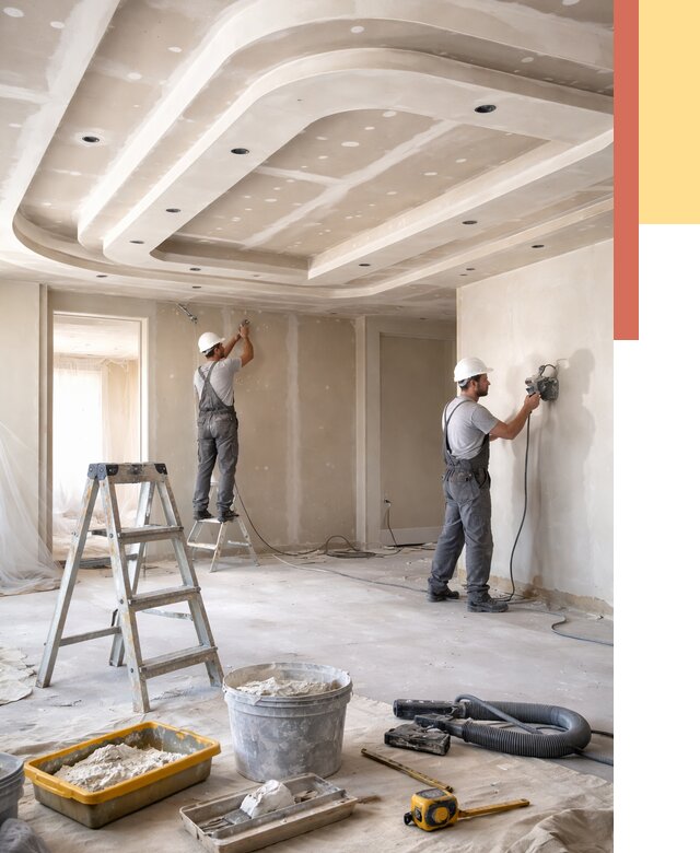 Многоуровневый потолок из гипсокартона в Еманжелинске от 770 руб. под ключ | ОТДЕЛОЧНИК-Мнж