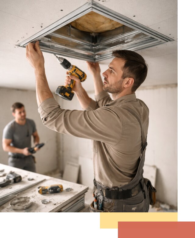 Монтаж люка в потолок из ГКЛ в Еманжелинске