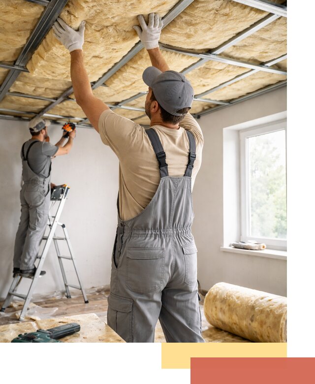 Утепление потолка под ключ в Еманжелинске качественно и быстро