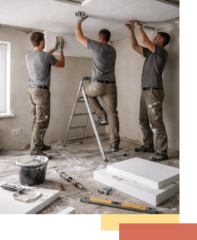 Утепление потолка пенопластом в Еманжелинске быстро и качественно