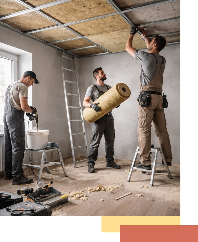 Шумоизоляция потолка в Еманжелинске: профессиональный монтаж и отделка